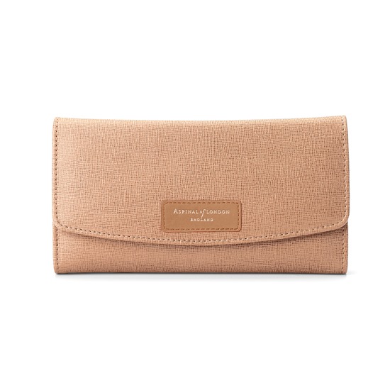 Brook Street Purse Wallet in Deer Saffiano from Aspinal of London