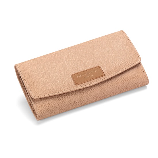 Brook Street Purse Wallet in Deer Saffiano from Aspinal of London