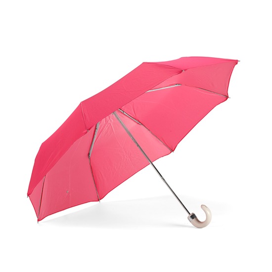 Ladies Compact Umbrella in Neon Pink from Aspinal of London