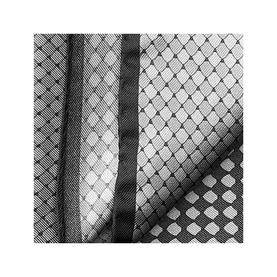 Savile Row Silk Twill Pocket Square in Silver & Charcoal from Aspinal of London