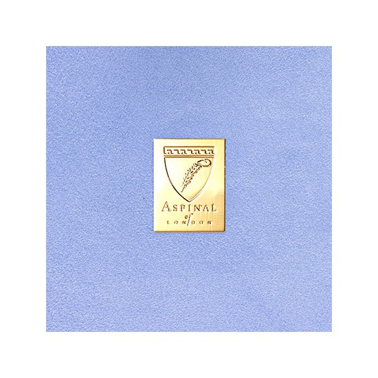 Savoy Jewellery Case in Raspberry Lizard & Pale Blue Suede from Aspinal of London