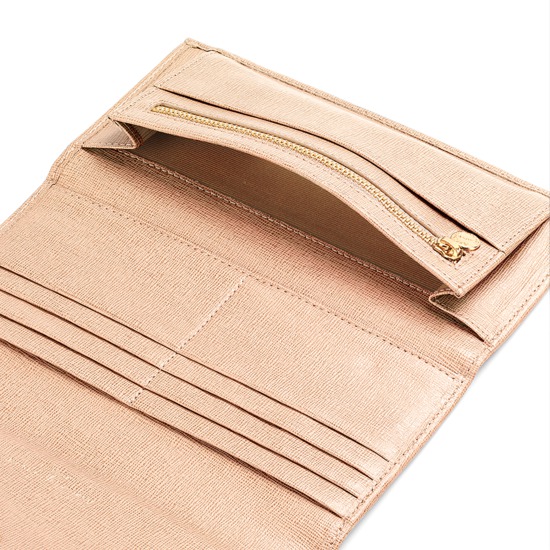 Brook Street Purse Wallet in Deer Saffiano from Aspinal of London
