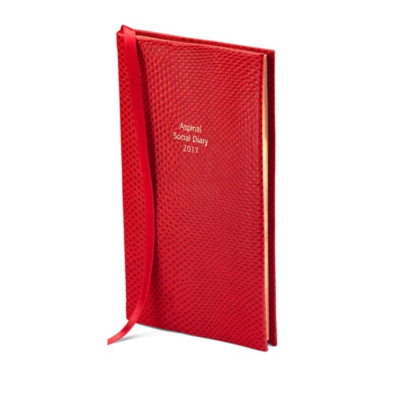The Aspinal Social Diary in Berry Lizard from Aspinal of London