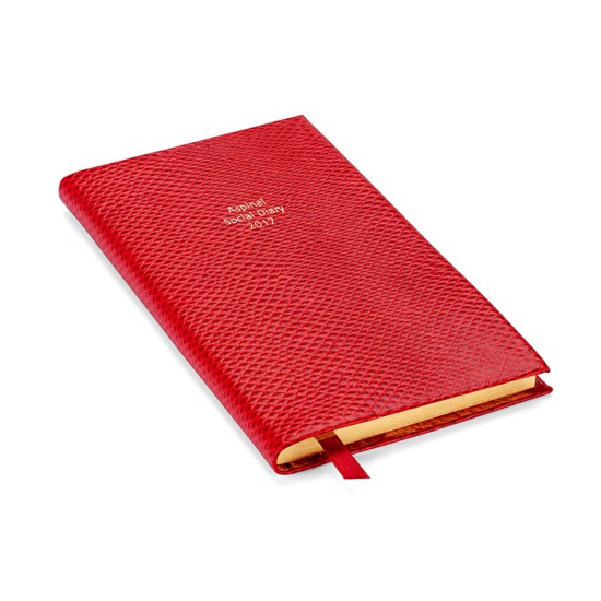 The Aspinal Social Diary in Berry Lizard from Aspinal of London