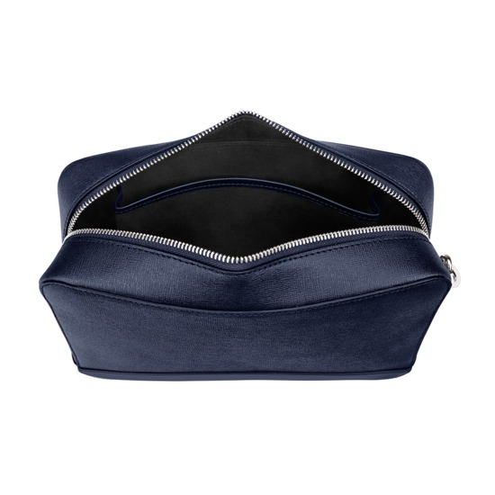 Anderson Man Clutch in Navy Saffiano from Aspinal of London