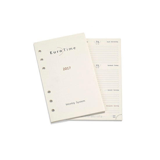 2017 Diary Insert for Executive Personal Organiser from Aspinal of London