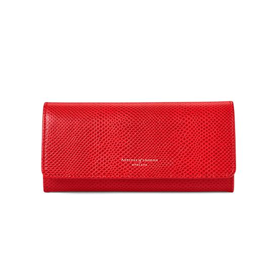 Lottie Purse in Berry Lizard from Aspinal of London