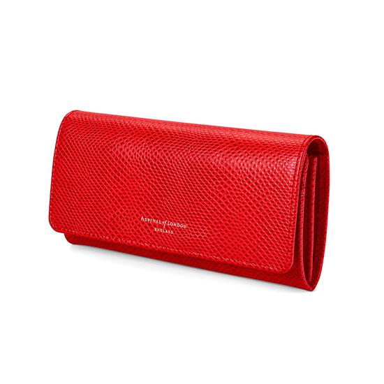 Lottie Purse in Berry Lizard from Aspinal of London