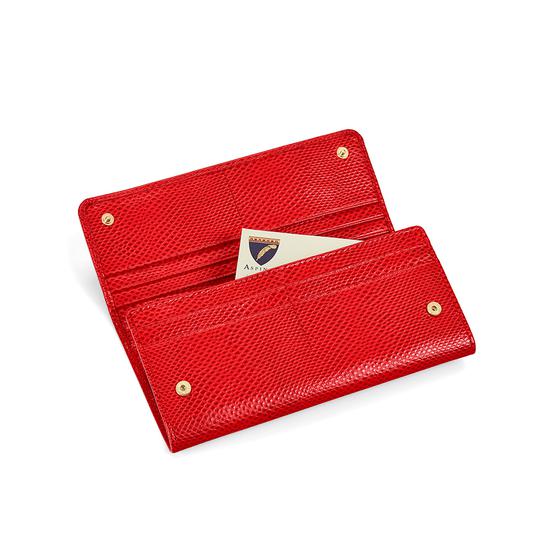 Lottie Purse in Berry Lizard from Aspinal of London