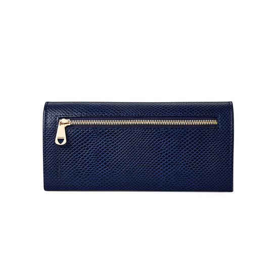 Lottie Purse in Midnight Blue Lizard from Aspinal of London