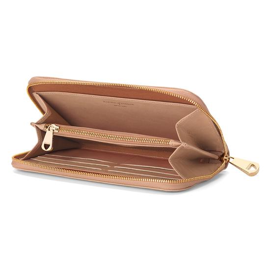 Marylebone Purse in Deer Saffiano & Smooth Deer from Aspinal of London