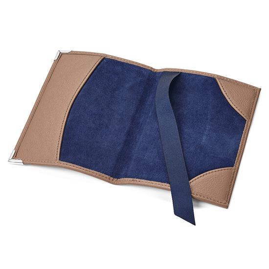 Passport Cover in Camel Pebble from Aspinal of London