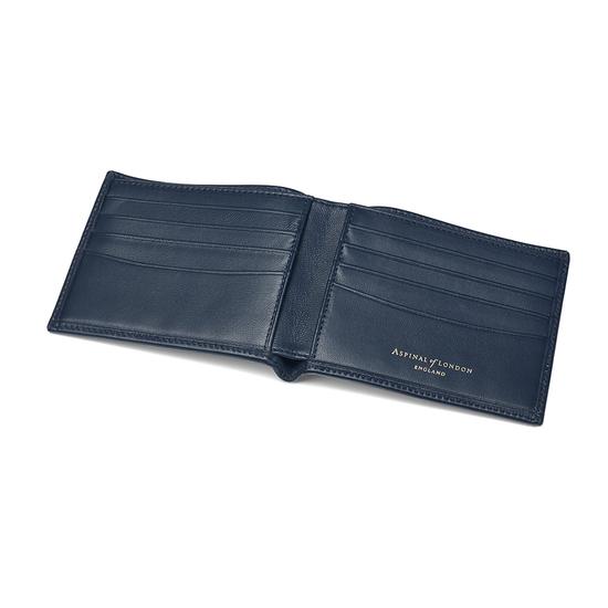 Classic Billfold Wallet in Navy Nappa from Aspinal of London