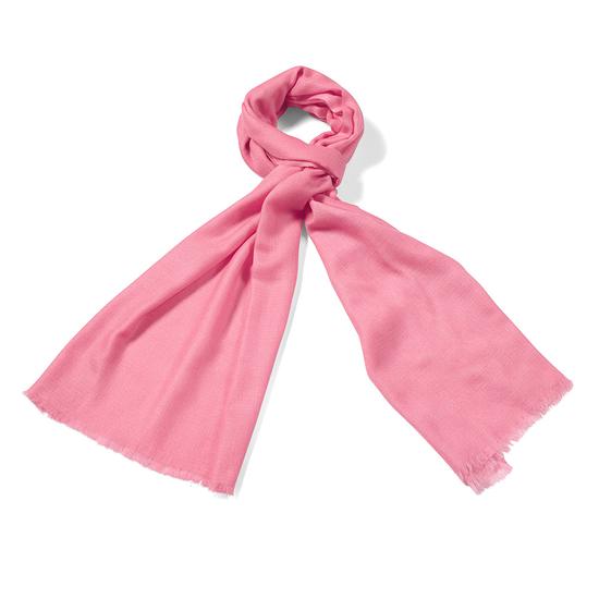 Lightweight Cashmere Scarf in Blossom from Aspinal of London