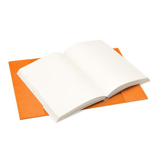A5 Refillable Journal in Orange Lizard from Aspinal of London