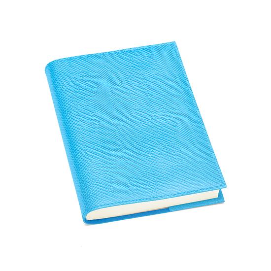 A5 Refillable Journal in Aquamarine Lizard from Aspinal of London
