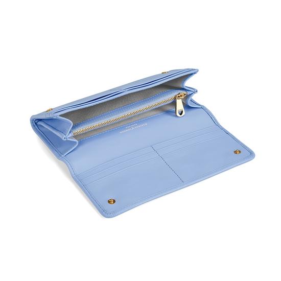 Lottie Purse in Smooth Misty Blue from Aspinal of London