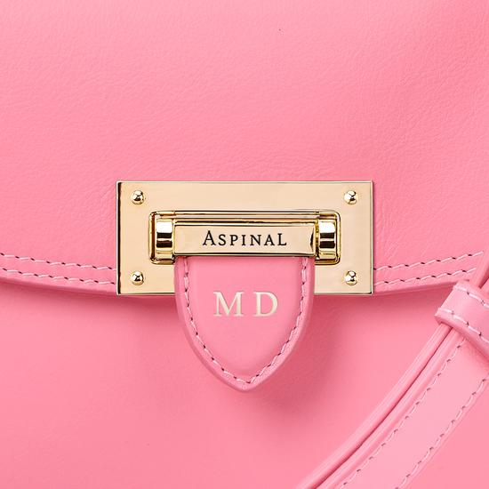 Letterbox Saddle Bag in Smooth Blossom from Aspinal of London