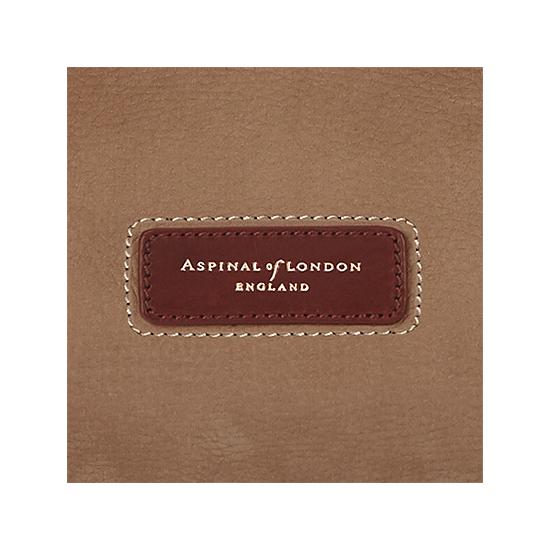 Aspinal Hobo Bag in Fog Nubuck from Aspinal of London