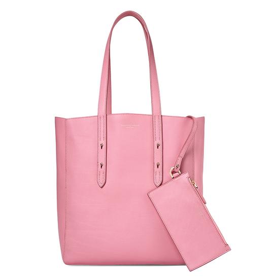 Aspinal Essential Tote in Blossom Kaviar & Blush Suede from Aspinal of London