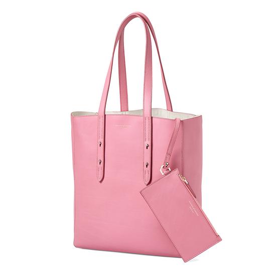 Aspinal Essential Tote in Blossom Kaviar & Blush Suede from Aspinal of London