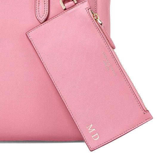 Aspinal Essential Tote in Blossom Kaviar & Blush Suede from Aspinal of London