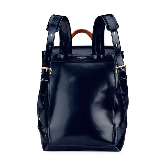 Oxford Backpack in Blue Moon Polish from Aspinal of London