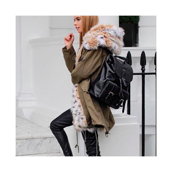 Oxford Backpack in Blue Moon Polish from Aspinal of London