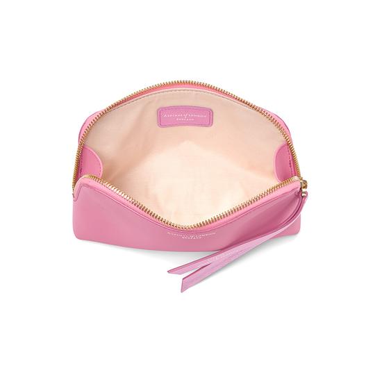 Small Essential Cosmetic Case in Blossom Kaviar from Aspinal of London