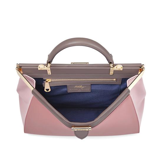 Small Florence Frame Bag in Dusky Pink, Rose Dust & Chanterelle from Aspinal of London