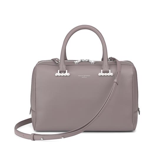 Large Pearl Bowling Bag in Smooth Chanterelle from Aspinal of London