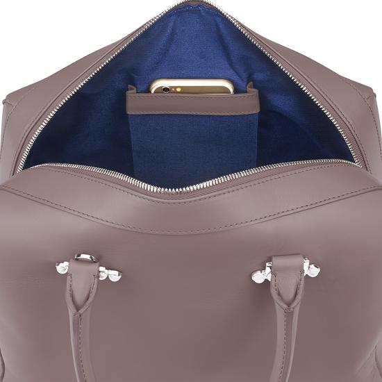 Large Pearl Bowling Bag in Smooth Chanterelle from Aspinal of London
