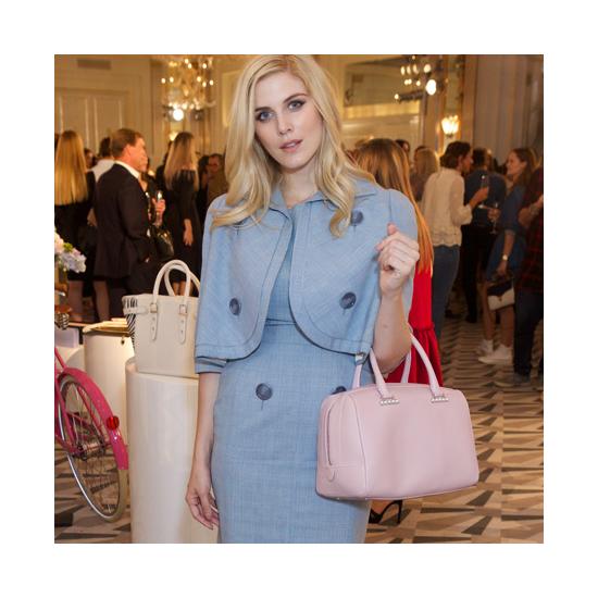 Large Pearl Bowling Bag in Smooth Chanterelle from Aspinal of London