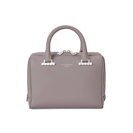 Mini Pearl Bowling Bag in Smooth Chanterelle from Aspinal of London