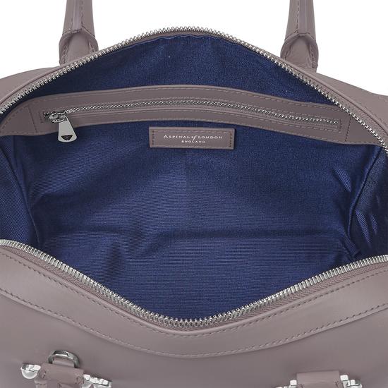 Mini Pearl Bowling Bag in Smooth Chanterelle from Aspinal of London