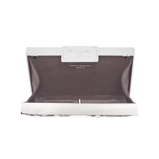 Scarlett Box Clutch in Natural Python from Aspinal of London
