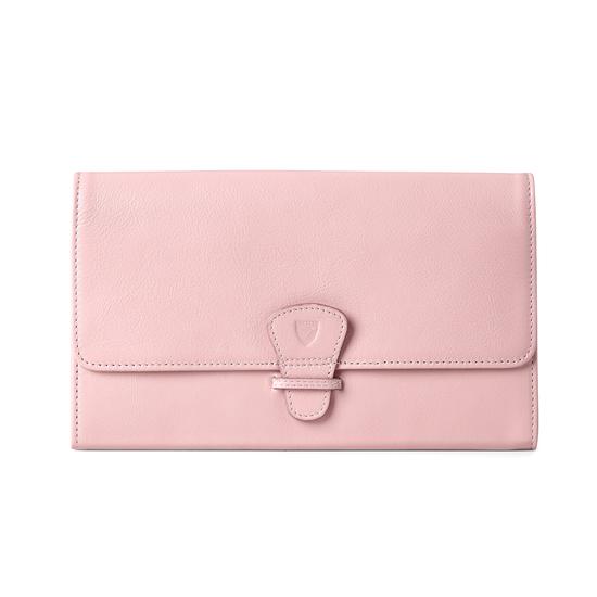 Classic Travel Wallet in Blush Pink Nappa from Aspinal of London