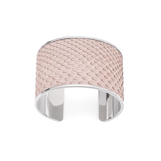 Cleopatra Cuff Bracelet in Natural Python from Aspinal of London