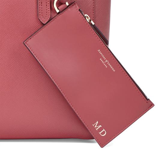 Aspinal Essential Tote in Blusher Saffiano & Cream Suede from Aspinal of London