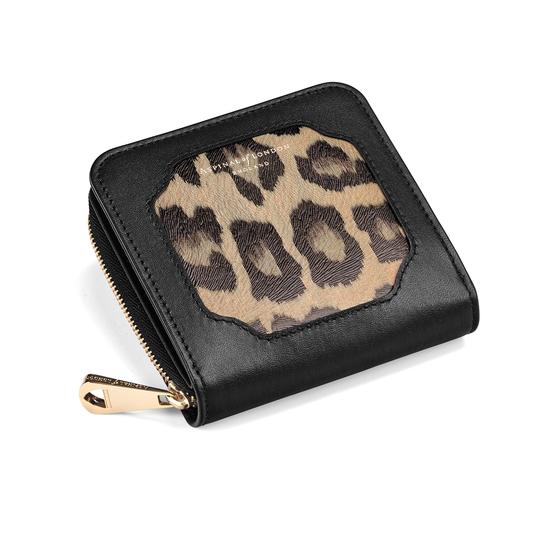 Marylebone Mini Purse in Digital Leopard Print from Aspinal of London