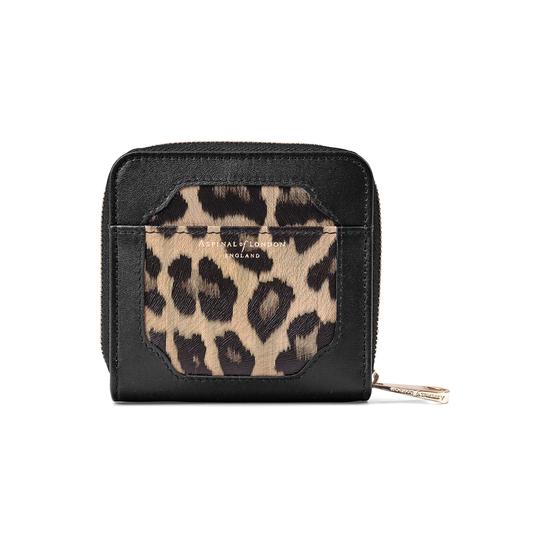 Marylebone Mini Purse in Digital Leopard Print from Aspinal of London