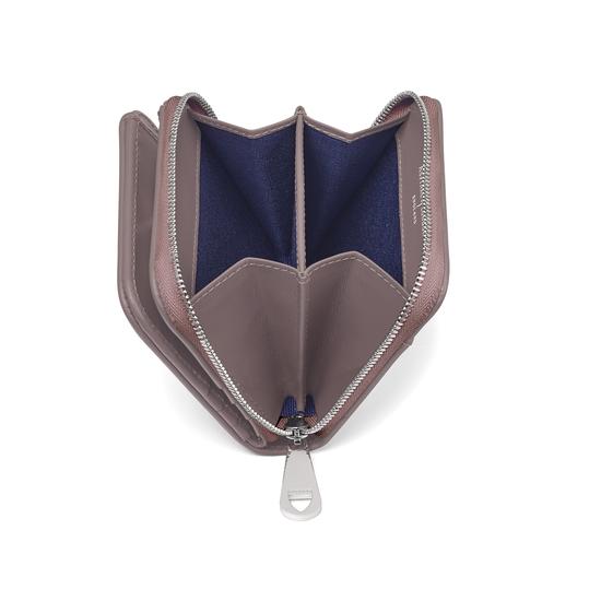 Marylebone Mini Purse in Smooth Chanterelle & Natural Python Print from Aspinal of London