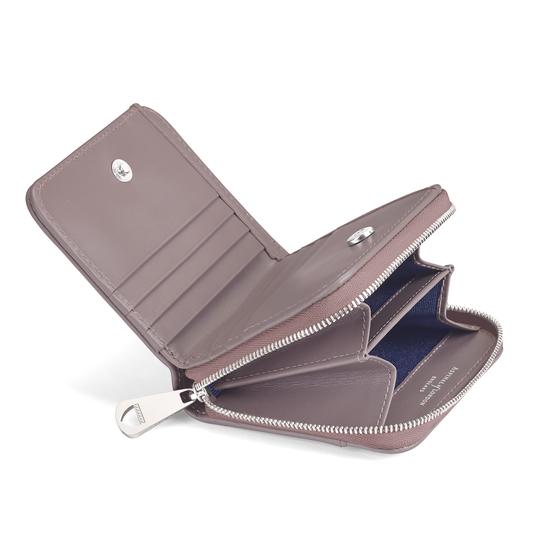 Marylebone Mini Purse in Smooth Chanterelle & Natural Python Print from Aspinal of London