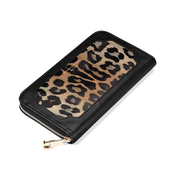Marylebone Purse in Digital Leopard Print from Aspinal of London