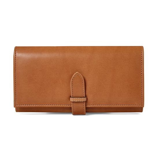 London Ladies Purse Wallet in Smooth Natural Tan from Aspinal of London