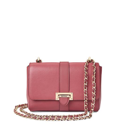 Small Lottie Bag in Blusher Saffiano from Aspinal of London