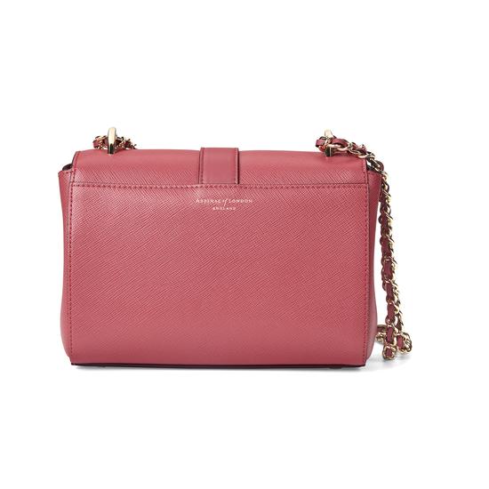 Small Lottie Bag in Blusher Saffiano from Aspinal of London