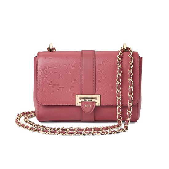 Small Lottie Bag in Blusher Saffiano from Aspinal of London