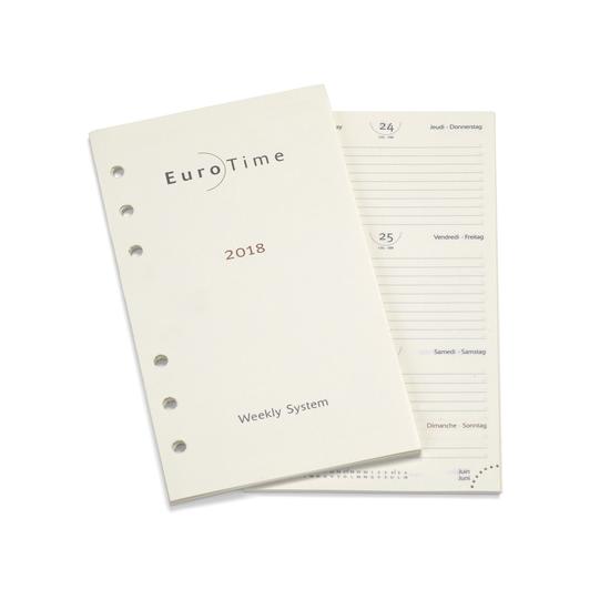 2018 Diary Insert for Compact Personal Organiser from Aspinal of London