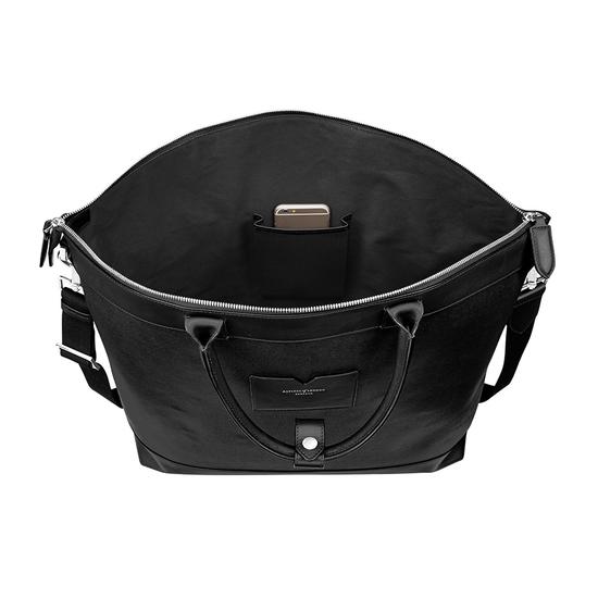 Anderson Tote in Black Saffiano from Aspinal of London